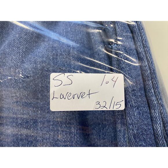 Lovervet Vervet Jeans Womens 32/15 Blue Mid Rise Ankle Bootcute Fray Hem LV1212 - Picture 14 of 14